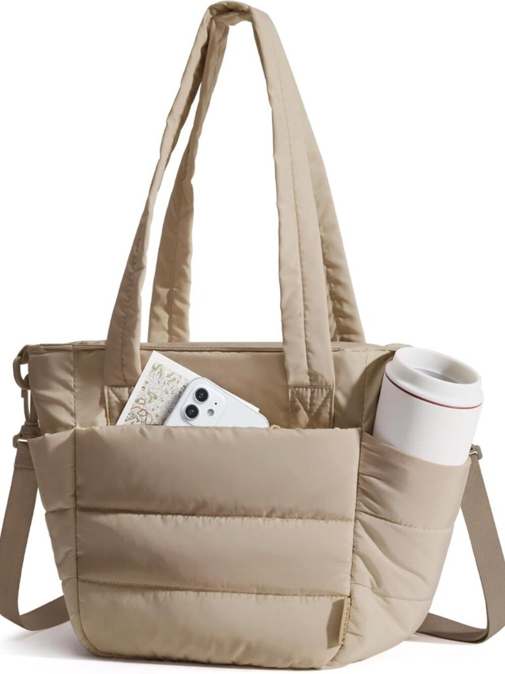 Stylish Insulated Lunch Tote for Women - Lightweight Quilted Bag for Work